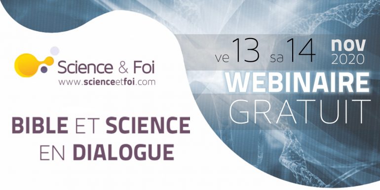 Webinaire Science et foi novembre 2020